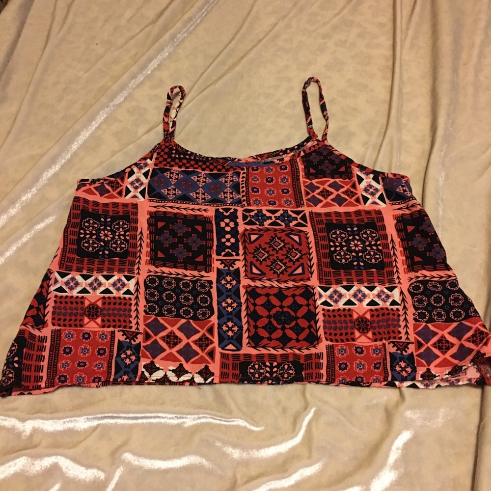 Mudd Crop Tank Top (S)